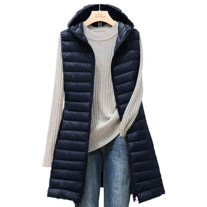 Hena - Veste matelassée confortable avec capuche et design chic