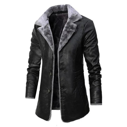 Parka homme avec doublure en peau de mouton