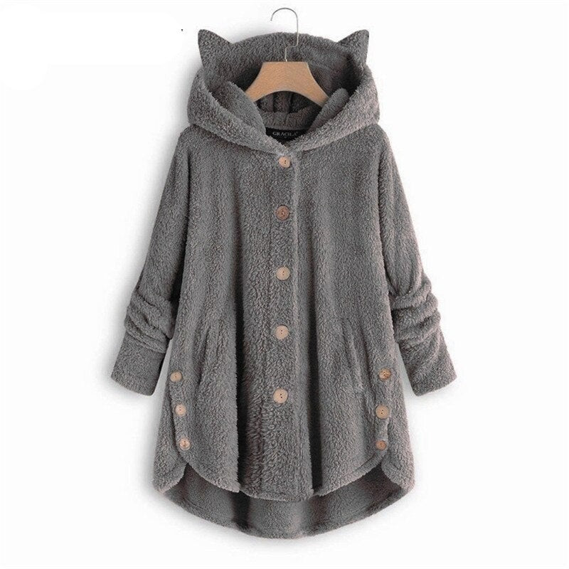 Veste pour chat douce doublée de peluche chaude
