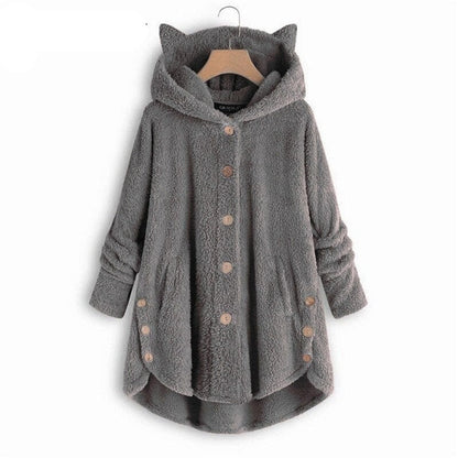 Veste pour chat douce doublée de peluche chaude