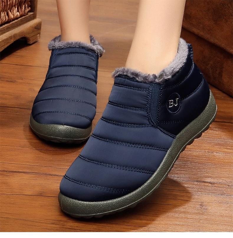 Bottes d'hiver femme Chaudes Confortables