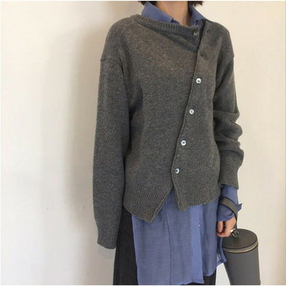Gilet en cachemire élégant pour femme avec boutons