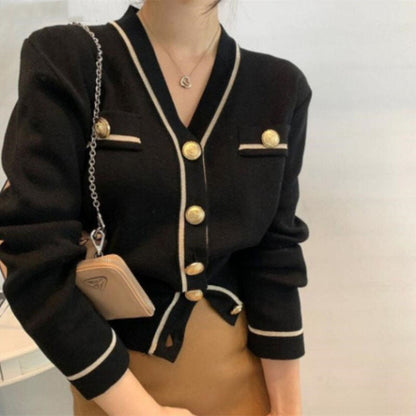 Frauen Weste V-Ausschnitt Elegent - IdealeKleiden