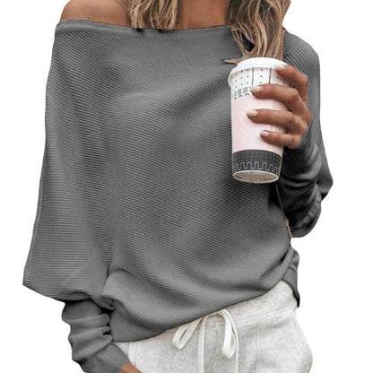 Pull-over chic à épaules dénudées