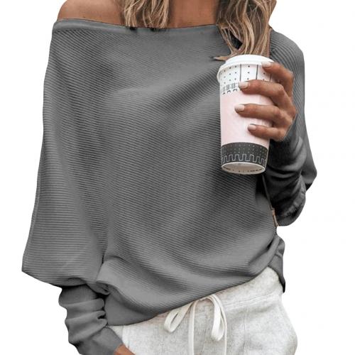Stylische Off-Shoulder Sweatjacke Damen - IdealeKleiden
