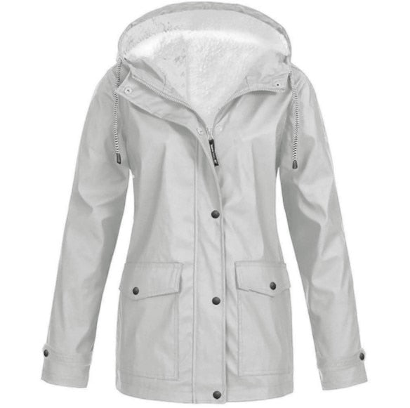 Veste d'extérieur imperméable doublée chaude