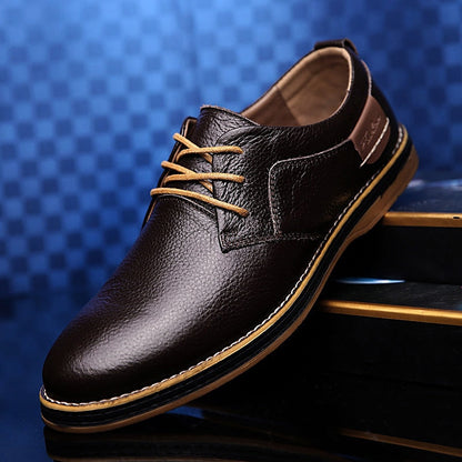 Chaussures élégantes pour hommes Oxford cuir qualité