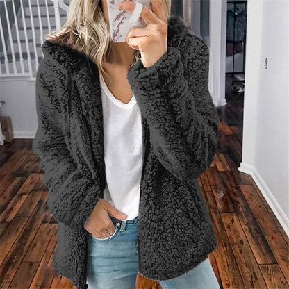Veste femme souple capuche confort