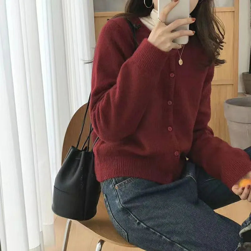 Cardigan Doux Ouvert Femme