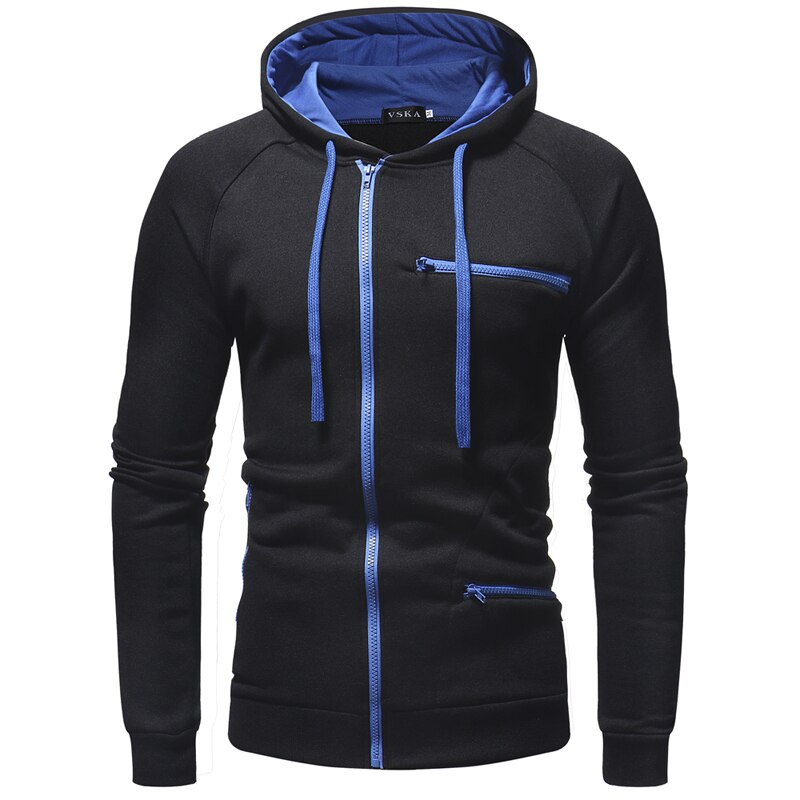 Sweat-shirt à capuche zippé pour homme
