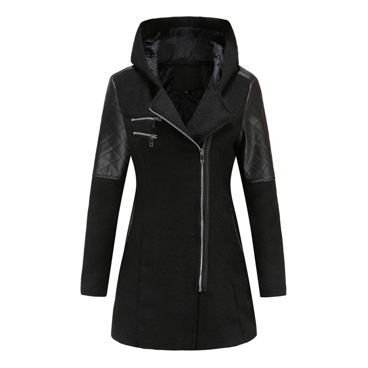 Manteau femme stylé Asymétrique Matelassé