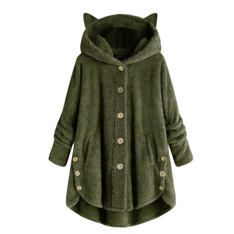 Veste pour chat douce doublée de peluche chaude