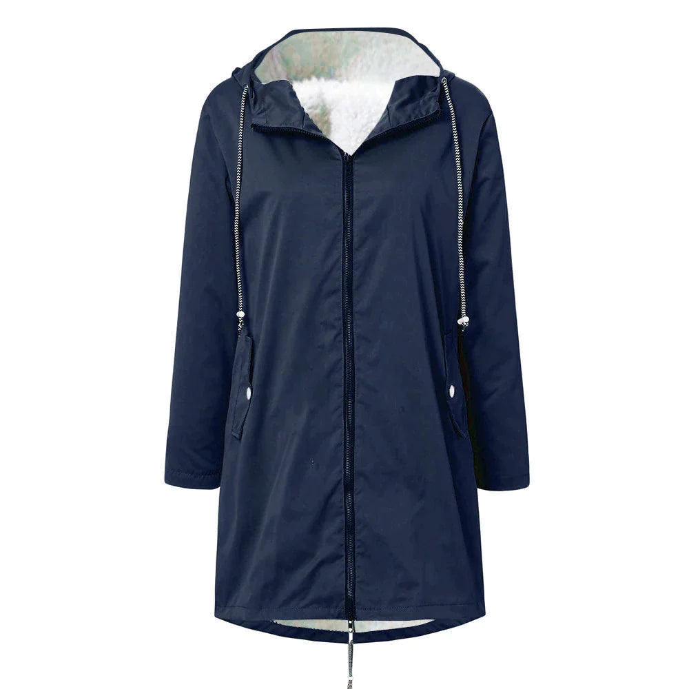 Veste polaire imperméable Femme Chaude et Confortable Automne Hiver
