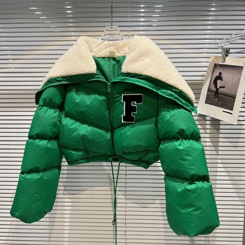 Blouson court style parka rétro pour femme