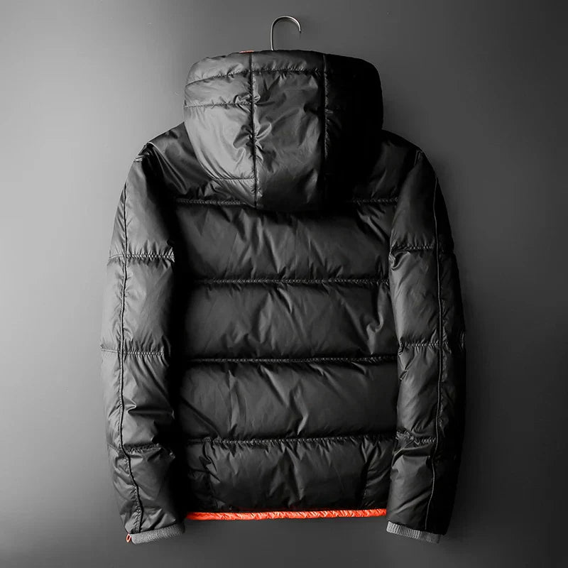 Kapuzenpullover Modern Kontrastfarben - IdealeKleiden