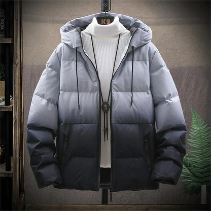 Veste d'hiver imperméable design dégradé