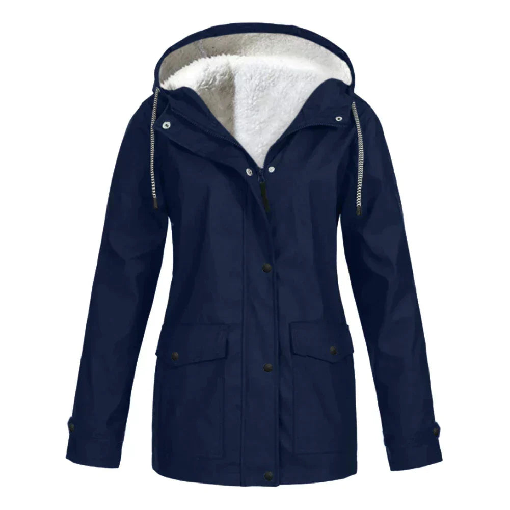 Veste imperméable femme chaude isolée