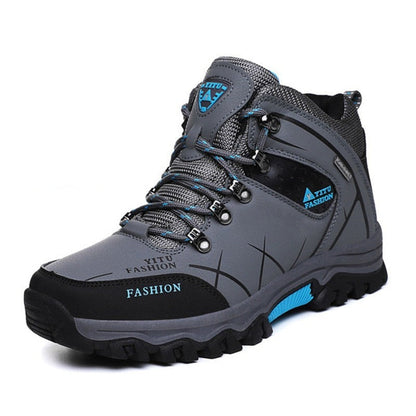 Bottes d'hiver pour hommes imperméables en cuir