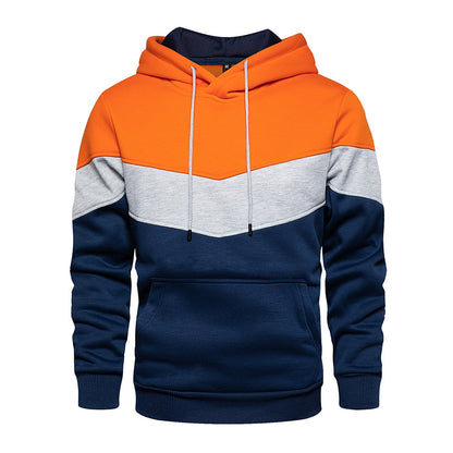 Hoodie homme confortable en coton mélangé