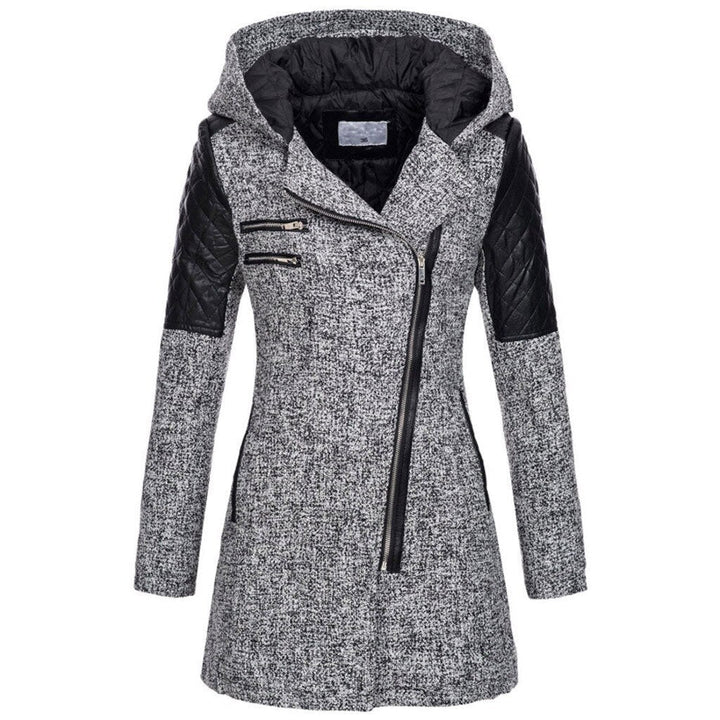 Manteau femme stylé Asymétrique Matelassé