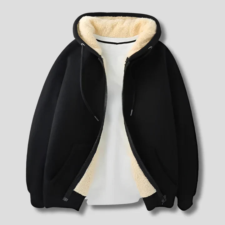 Veste d'hiver pour hommes en polaire isolée