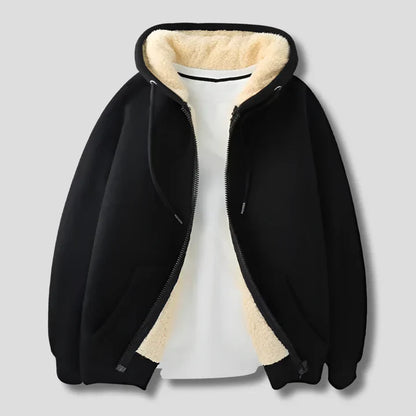 Veste d'hiver pour hommes en polaire isolée