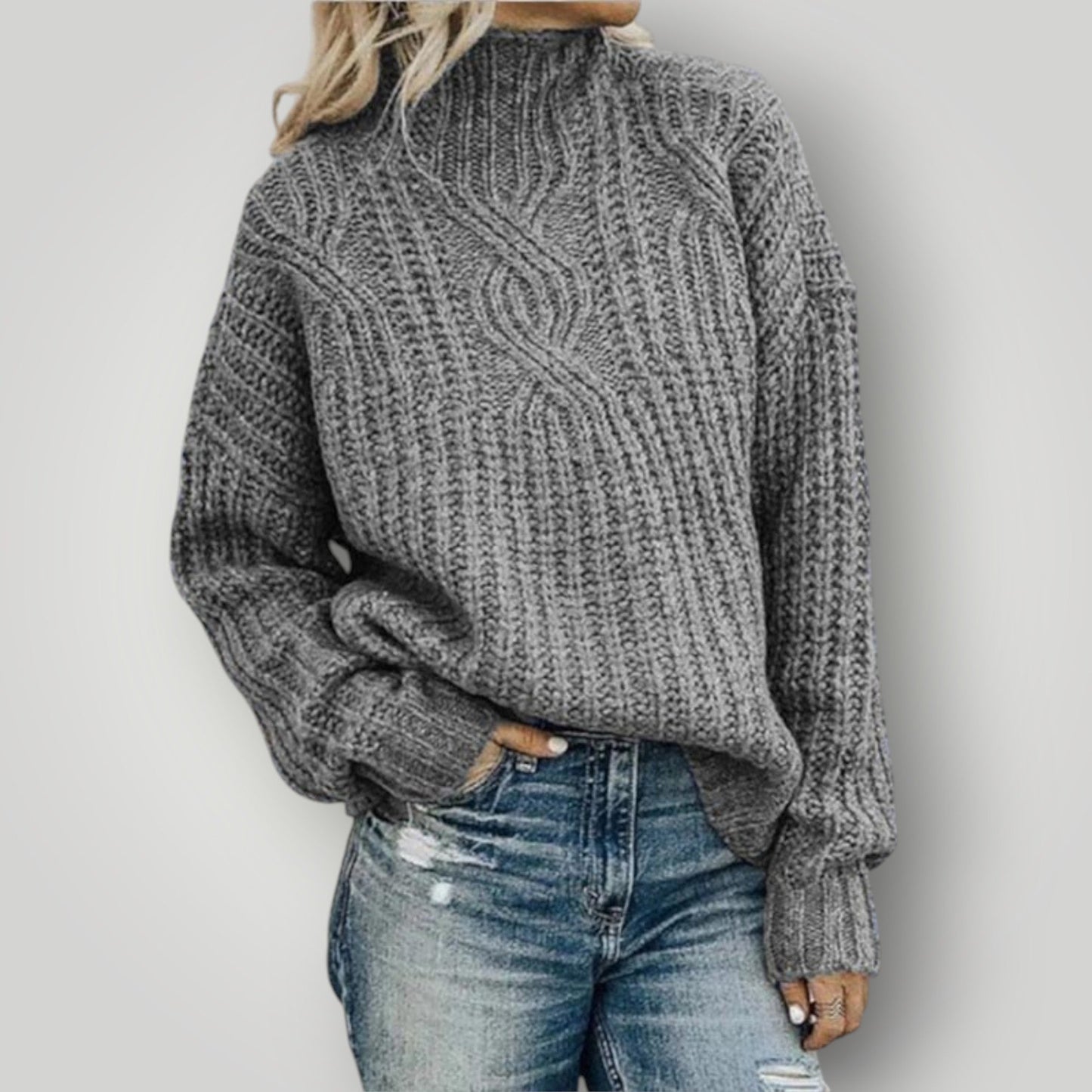 Pull en tricot femme chaud et stylé