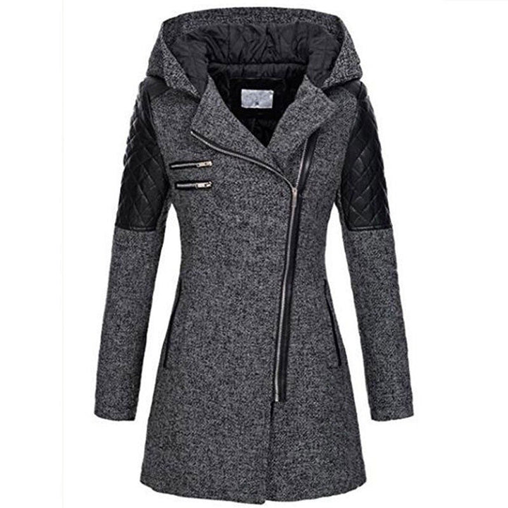 Manteau femme stylé Asymétrique Matelassé