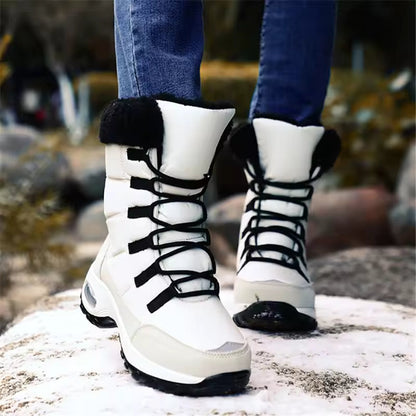 Chaussures femme Bottes Tige mi-haute À lacets