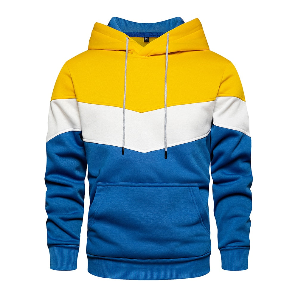 Hoodie homme confortable en coton mélangé