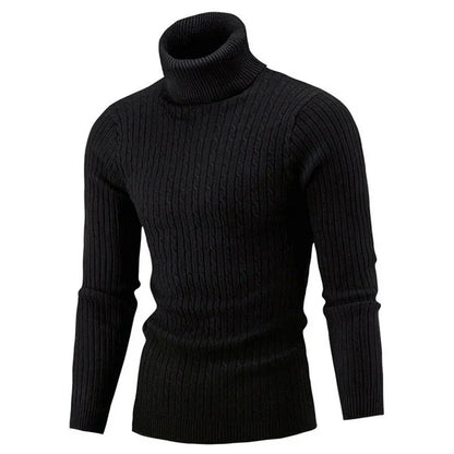 Pull col roulé homme Chaud Confortable
