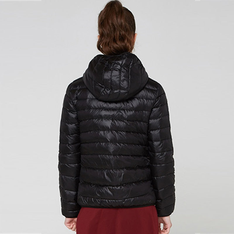 Leichte Winterdaunenjacke Damen - IdealeKleiden