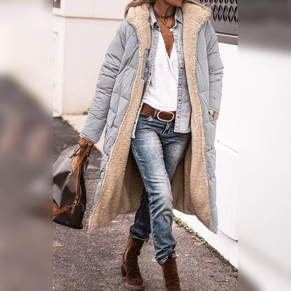 Manteau d'hiver chaud matelassé pour femme