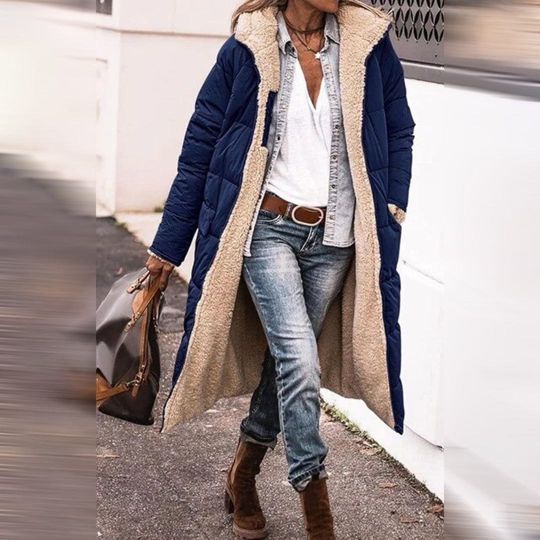 Manteau d'hiver chaud matelassé pour femme