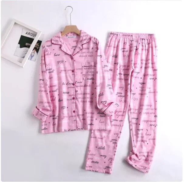 Ensemble de pyjama pour femme multicolore confortable