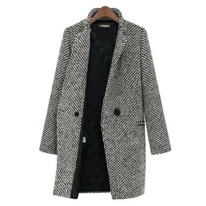 Manteau femme mélange laine Classique Longueur midi