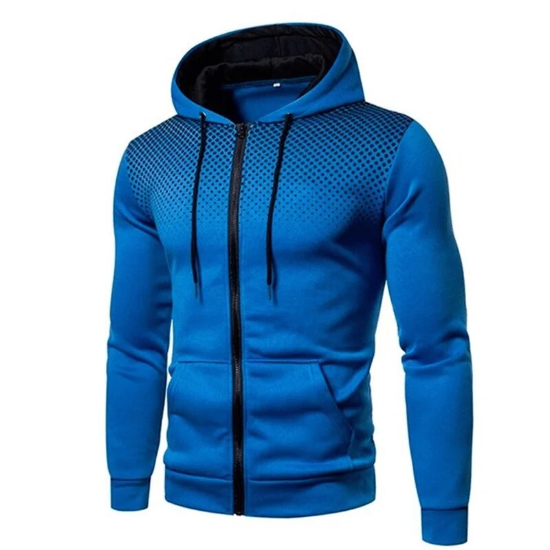 Sweat à capuche tendance à pois