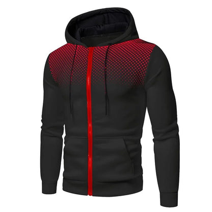 Sweat à capuche tendance à pois