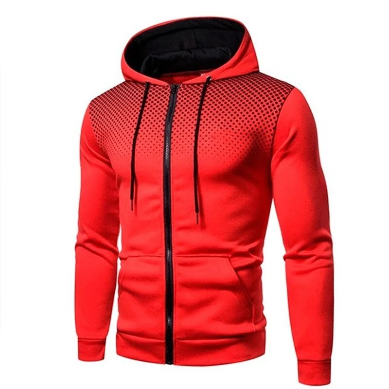 Sweat à capuche tendance à pois