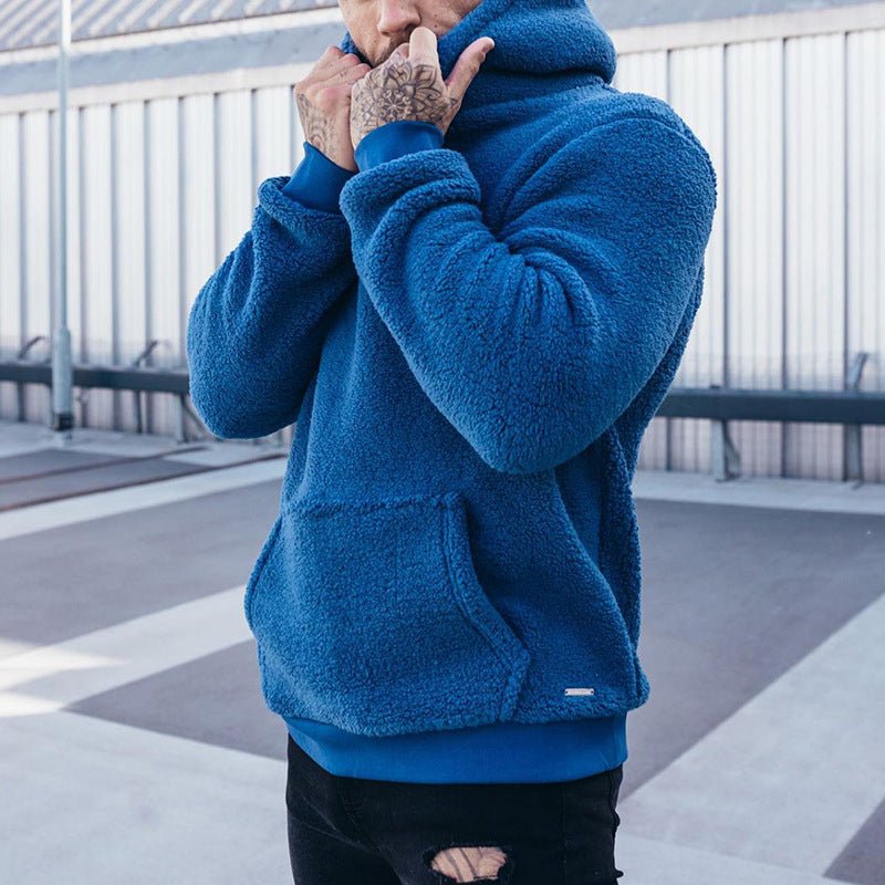 Pull en peluche stylé pour homme