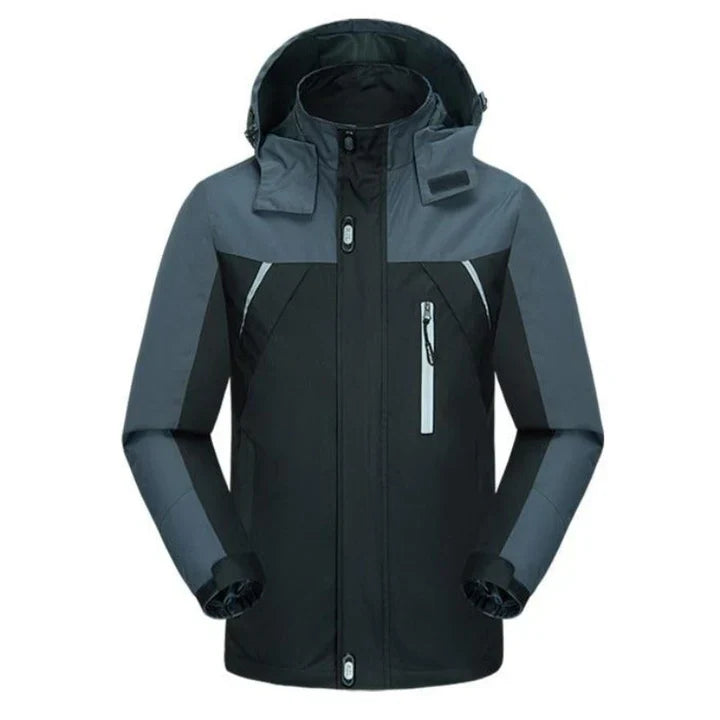 Veste d'hiver homme bicolore moderne