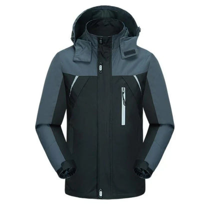 Veste d'hiver homme bicolore moderne