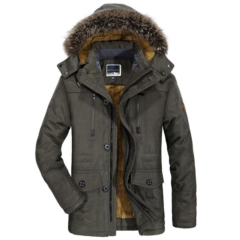 Oliver - Parka d'hiver avec renfort en fourrure