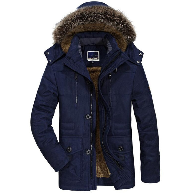 Oliver - Parka d'hiver avec renfort en fourrure