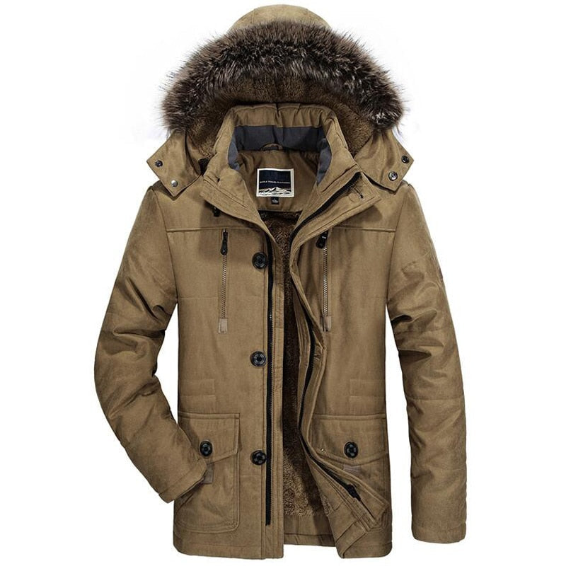 Oliver - Parka d'hiver avec renfort en fourrure