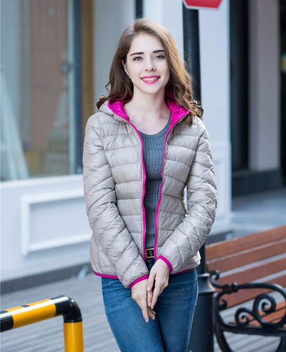 Doudoune femme réversible mode