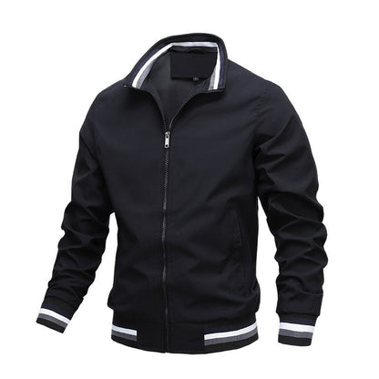 Blouson homme à rayures au design moderne