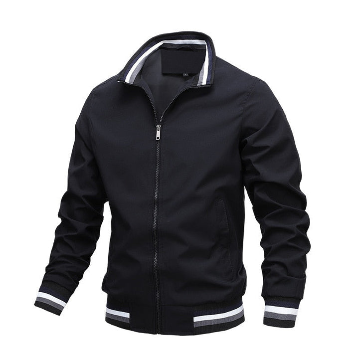 Blouson homme à rayures au design moderne