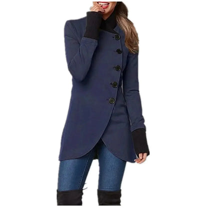 Veste femme tendance fermeture boutonnée