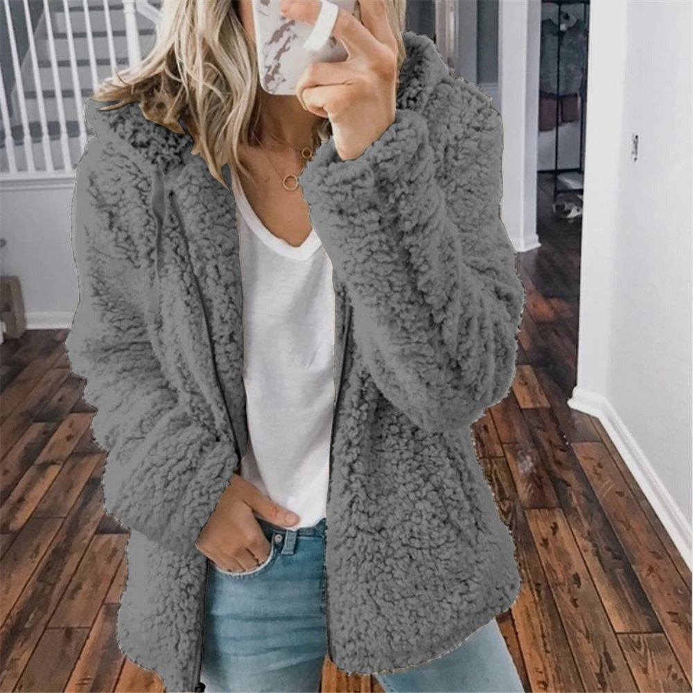 Gilet à capuche Doux & Chaud Hiver